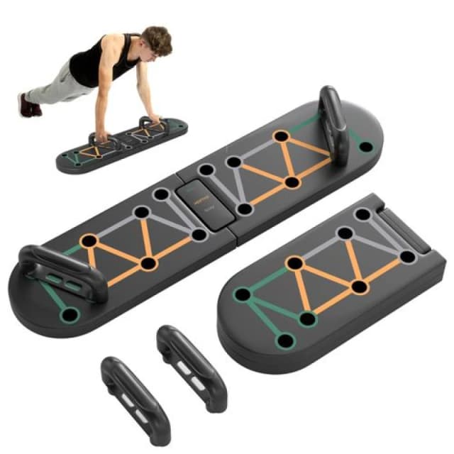 SPORTNOW SPORTNOW 11-in-1 Foldable Push Up Board, Press Up Handles for Home Gym