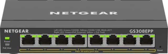 Netgear 8P GE Plus Swich W/HI-PWR