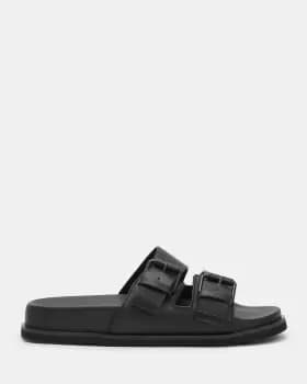 AllSaints Ash Leather Sandals