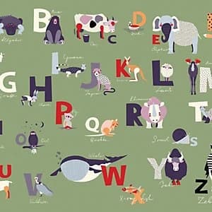ohpopsi Alphabet Wall Mural Multi 14.4m L