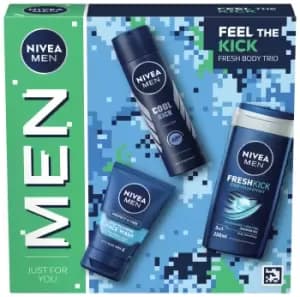 Nivea Men Feel the Kick Trio Toiletries Gift Pack