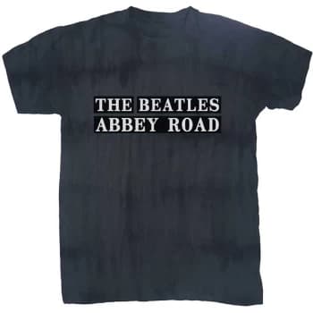 The Beatles - Abbey Road Sign Unisex Large T-Shirt - Black