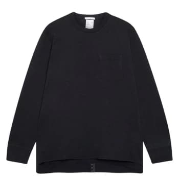 Helmut Lang Belted Long Sleeve Tee - basalt Black -