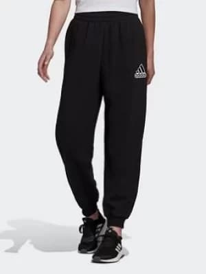 adidas Essentials Outline Logo Joggers, Black Size M Women