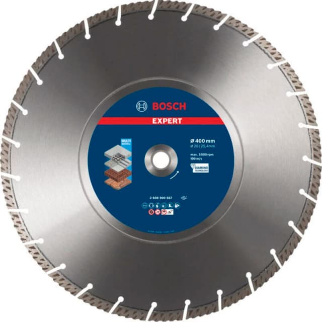 Bosch Expert Multi Material Diamond Cutting Disc 2608900667 Diameter: 400mm