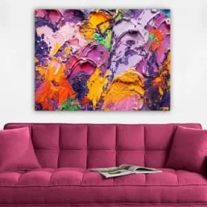 306782456_70100 Multicolor Decorative Canvas Painting