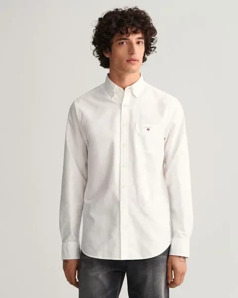 Gant Regular Oxford Shirt White L