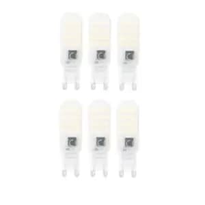 4W LED Mini Bulb G9, Warm White 3000K (pack of 6)