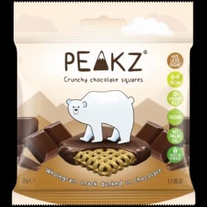 Peakz Crunchy Chocolate Squares 32g