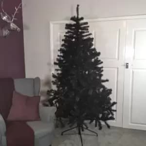 Snowtime 7ft Black Colorado Pine Christmas Tree With 874 Tips