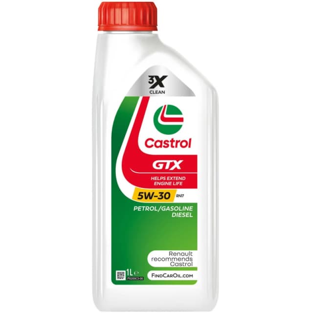 Castrol 15F6E4 Engine oil Castrol GTX 5W-30 RN17 Capacity: 1l, Synthetic Oil Engine Oil (1862)