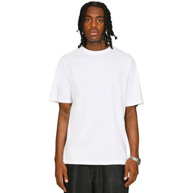 Casual Classics Mens Core 180 Combed Ringspun Cotton Tall T-Shirt in White Size: Small White Male S