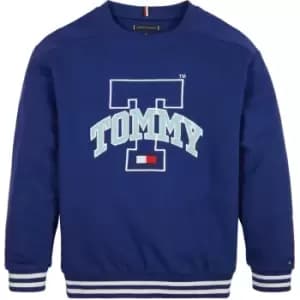 Tommy Hilfiger Tartan Check Sweatshirt - Blue