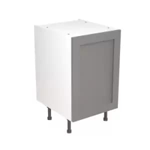 KitchenKIT Shaker 50cm Base Cabinet - Matt Dust Grey