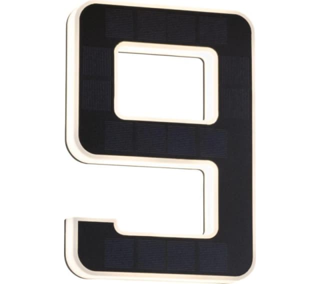 PAULMANN Solar LED House Number Light - No. 9 4000870798508