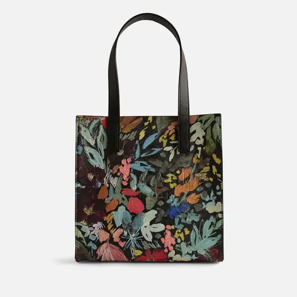 Ted Baker Beaicon Painted Meadow Faux Leather Bag Black female 275848