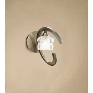 Wall light Ice 1 bulb G9 antique brass