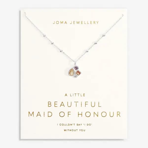 Joma Jewellery Bridal A Little Maid Of Honour Silver Plated 46cm + 5cm