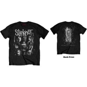 Slipknot - WANYK White Splatter Unisex Large T-Shirt - Black