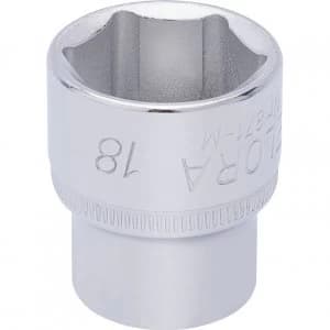 Elora 3/8" Drive Hexagon Socket Metric 3/8" 18mm