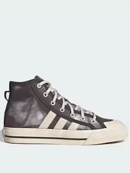 adidas Originals Junior Nizza Hi - White, Size 4