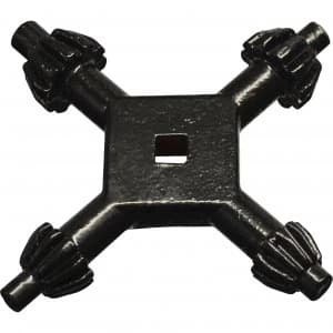 Faithfull 4 Way Drill Chuck Key