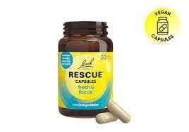 Bach RESCUE Fresh Focus Capsules (30 Vegan Capsules)