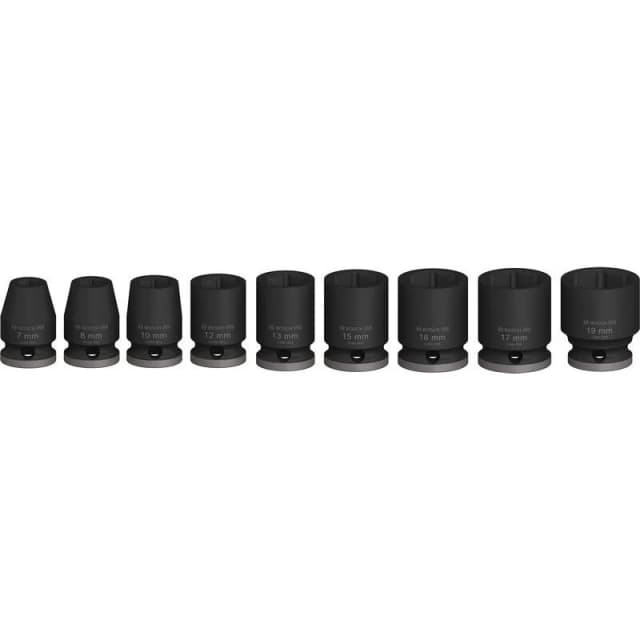 Bosch Nutsetters & sockets PRO Impact Socket Set 3/8" Standard 9pcs 2608003036 2608003036