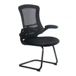Luna Black Cantilever Mesh Folding Arms 59879ET