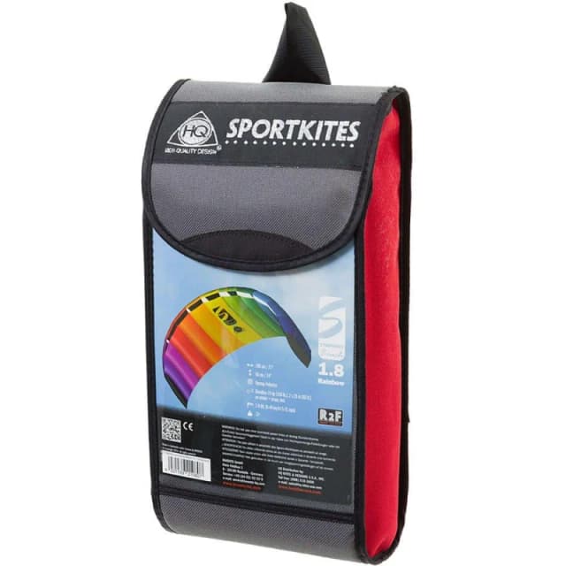 Wind Designs Symphony Beach III 1.8 Rainbow R2F Kite - White White One Size