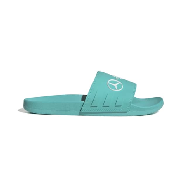 Adidas Mercedes AMG sliders Petronas Formula One Team Adilette Bleu Unisex 40,5