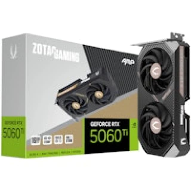 ZOTAC GAMING GeForce RTX 5060 Ti 16GB AMP GDDR7 Graphics Card - ZT-B50620F-10M