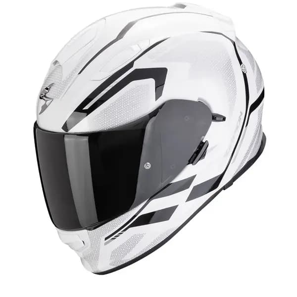 Scorpion EXO-491 Kripta White-Black Full Face Helmet Size XS