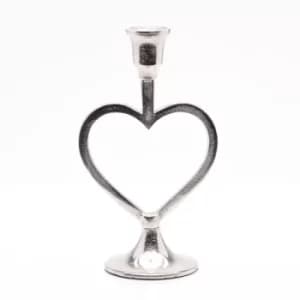 Heart Shaped Metal Candle Holder 20cm