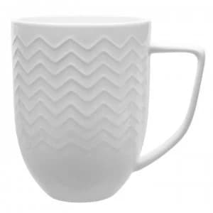 Hotel Collection Embossed Mug - Zig Zag