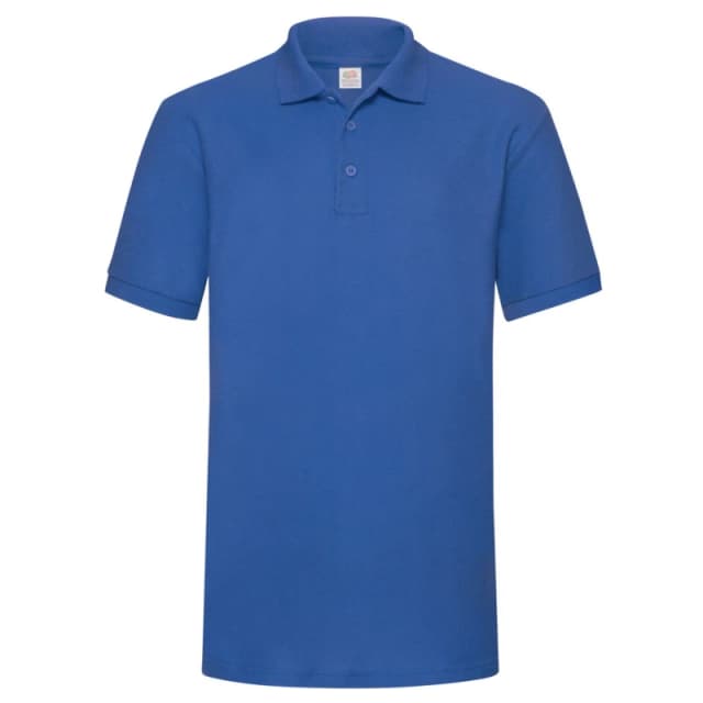 Fruit Of The Loom Fruit of the Loom Men 65 35 Heavyweight Polo Shirt in Blue Size: Small Blue S Male 5063527471901