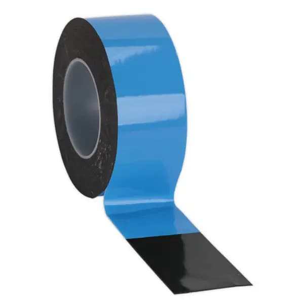 Sealey DSTB125 Double-Sided Adhesive Foam Tape 12mm x 5mtr Blue Backing