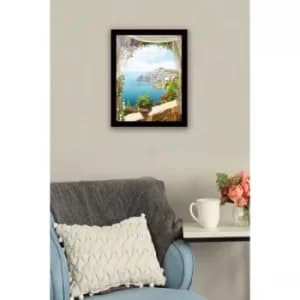 SC0241 Multicolor Decorative Framed MDF Painting
