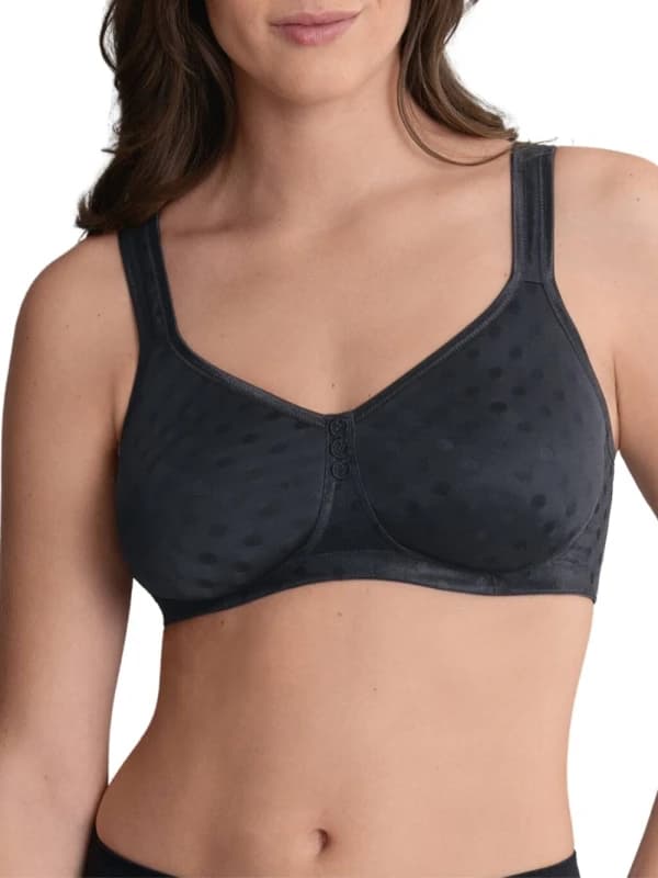 Anita Womens Airita Moulded Comfort Bra in Black Size: 36C Black Female 36C