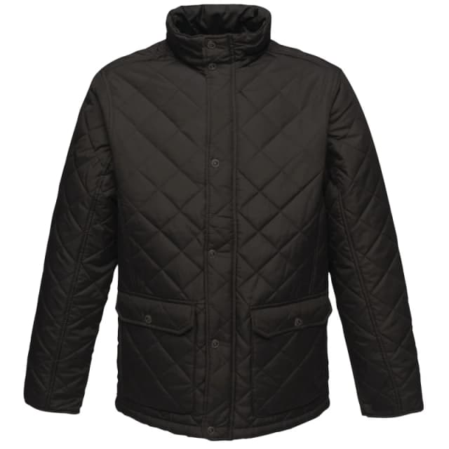 Regatta Professional Mens Quilted Jacket in Black Size: XS Black Male XS