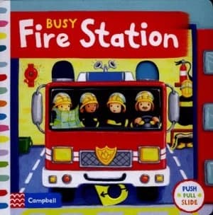Busy Fire Station by Rebecca Finn Book