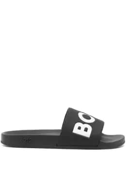 BOSS Aryeh Sliders Black/White