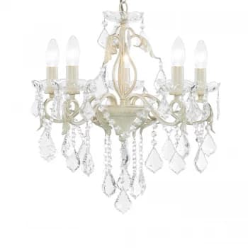 Litecraft Tybalt Cream / Gold Chandelier