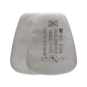 3M 5925 P2 R Particulate Filter 1 Pair White