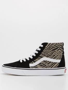 Vans SK8-Hi - Animal Print, Animal Print, Size 4, Women