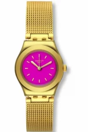 Ladies Swatch Irony Big -Twin Pink Watch YSG142M