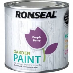 Ronseal General Purpose Garden Paint Purple Berry 250ml