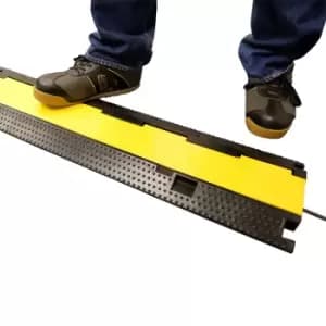 Cable Cover for Pedestrian use with 2 channels - 45H x 245W x 990L (mm)