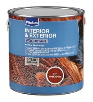 Wickes Woodstain - Red Mahogany 750ml