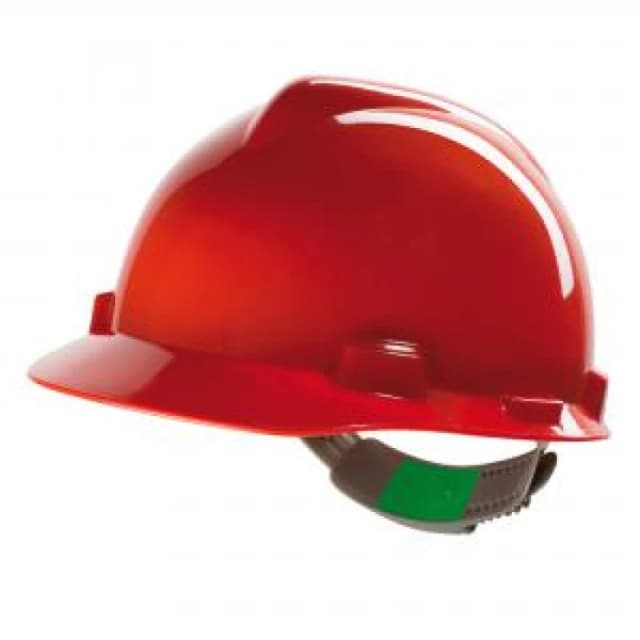 MSA V - Gard Safety Helmet Red
